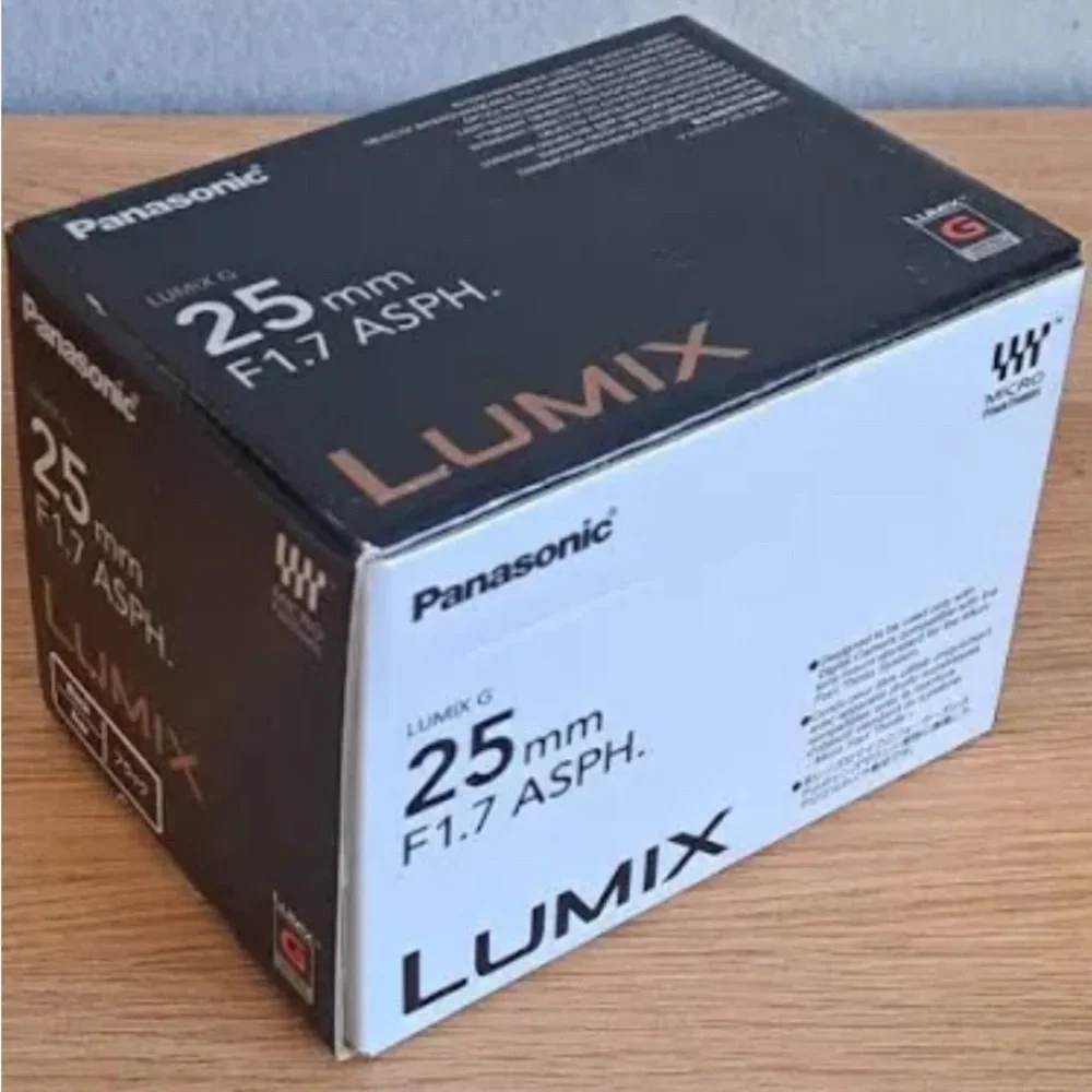 Panasonic Lumix G 25mm F1.7 Lens - Black